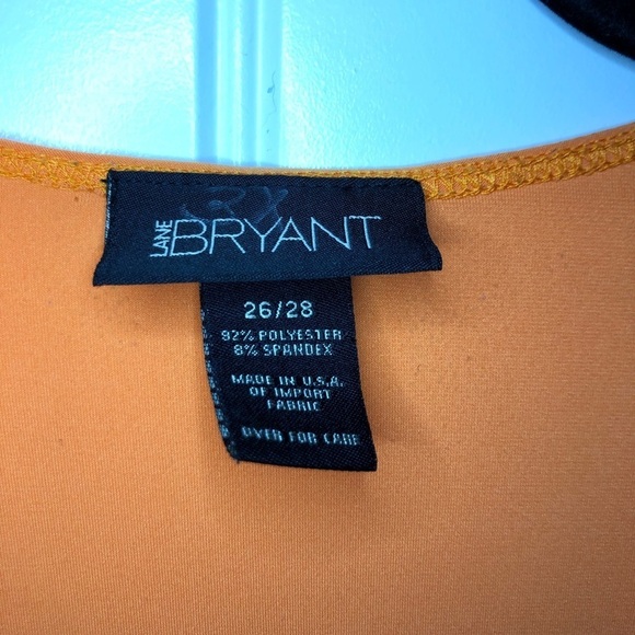 Lane Bryant Orange Front Twist Blouse Size 26/28 - Picture 5 of 7